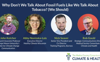 Why Don’t We Talk About Fossil Fuels Like We Talk About Tobacco? (We Should)